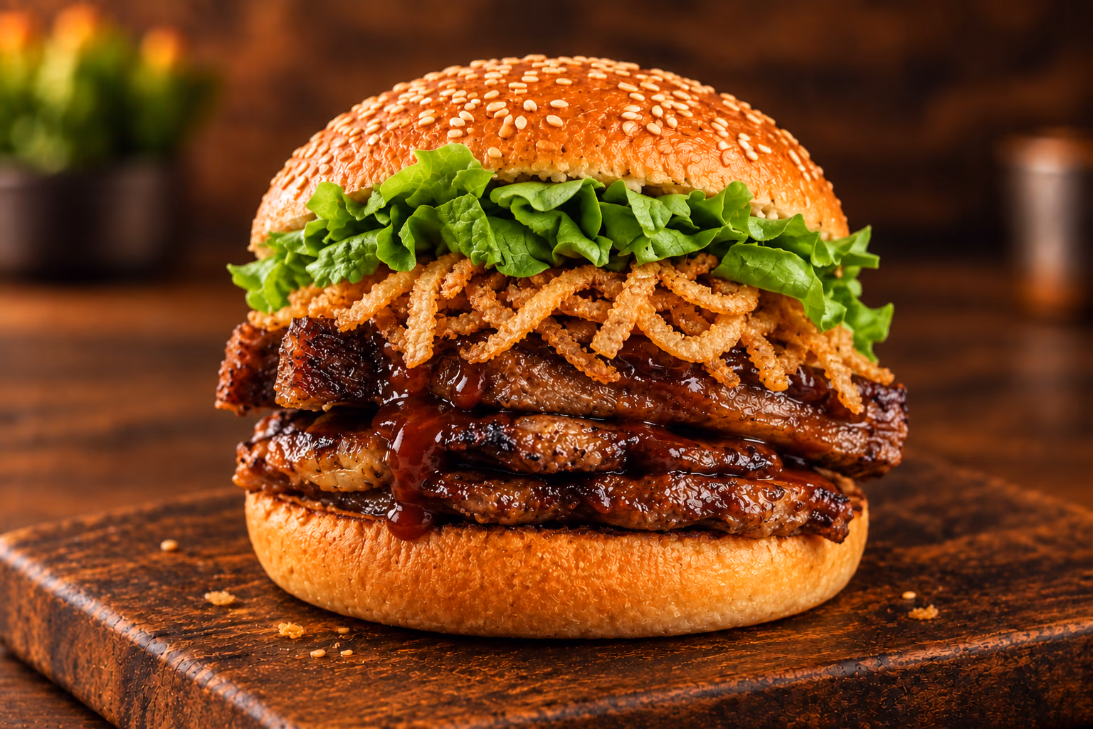 Beef Ribs Burger